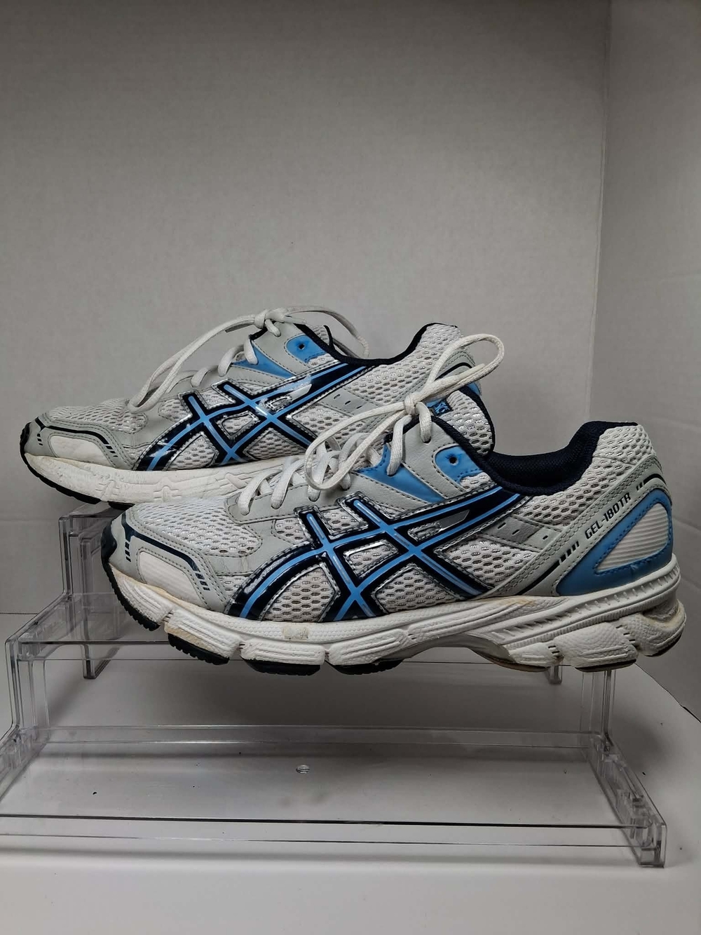 ASICS GEL-180TR Women's Running Sneaker US 9.5 2E White/Blue
